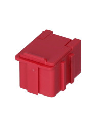 Skrzynka z przegródkami l. przedziałów: 1 szerokość: 21.8mm wysokość: 21mm głębokość: 29.4mm SB Czerwony