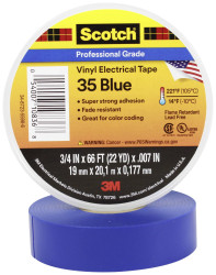 Taśma izolacyjna Scotch Scotch® 35 SCOTCH35-19X20BL Scotch™ 35 (D x S) 20 m x 19 mm 20 m 1 szt.