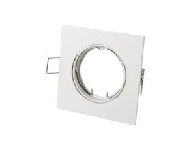 LED line Oprawka sufitowa oczko kwadratowa ruchoma odlew biała 5 lat gwar.