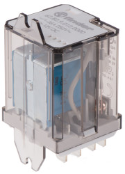 Przekaźnik mocy 12V dc DPDT Finder 1.3W, montaż kołnierzowy 110Ω Szybkie łączenie