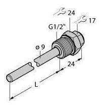 Turck 9910459 THW-6-G1/2-A4-L050, 1 szt.
