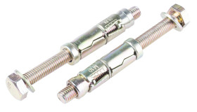 Kołek luźny zakotwiczony w osłonie dł 60mm M10 Stal wysokowęglowa Ø 16mm RS PRO Kotwa do betonu