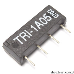 TRI-1A05-DC5V Reed Relay 5VDC 1A Coil 500 Ohm SIL4 MEDER