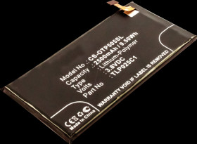 13340 Smartphone battery for Alcatel devices, Li-Po, 2500 mAh