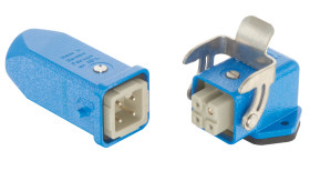 Harting 10360030004 Zestaw złączy męskich Łączna ilość styków: 3 + PE 1 szt.