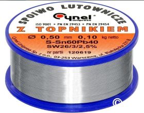 CYNA Sn60Pb40 1,0mm 0,1kg