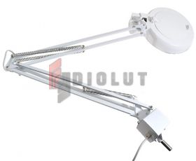 Lampa warsztatowa z lupą podświetlana 127mm 3D