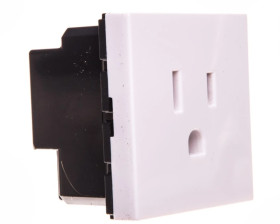 MOSAIC Gniazdo pojedyncze z/u 15A standard US białe 077504