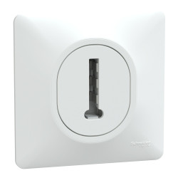 Gniazdko telefoniczne, seria: Ovalis, złącze: Telefon/telekom., l. żył: 8, montaż Montaż wpuszczany