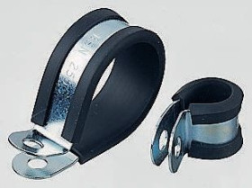 Zacisk typu P Ø zew. 32mm materiał: Stal powlekana cynkiem szerokość 12.6mm kolor Czarny