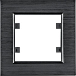 Lumina passion Ramka 1-krotna aluminium czarne WL9013