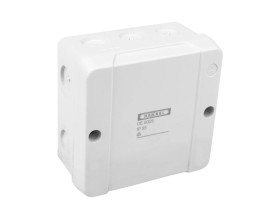 Puszka n/t odgałęźna z zaciskami 5-bieg. dla Cu do 2.5mm2 IP55 z dławicami membranowymi szara DE 9325 Z 62000266