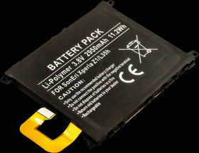 10466 Smartphone battery for Sony Ericsson devices, Li-Po, 2950 mAh
