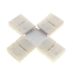 Komplet złączy typu-X do taśm LED 8mm SMD3528, 2 piny