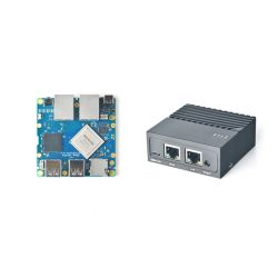 NanoPi R4SE - minikomputer z układem Rockchip RK3399, 4GB RAM i 32GB eMMC + obudowa