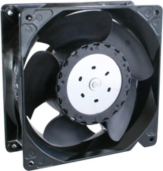 DC axial fan, 12 V, 140 x 140 x 51 mm, 410 m³/h, 70 dB, ball bearing, ebm-papst 5312/2TDHP