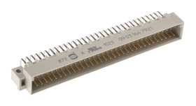 Złącze DIN 41612 64 -pinowe 2 -rzędowe raster: 2.54mm Męski 09031647921