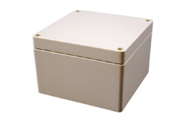 Obudowa Poliwęglan szerokość zew. 119,4 mm długość zew. 119,4 mm wys. zew. 80 mm Hammond IP68