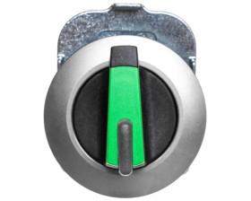 Napęd przełącznika 2 położeniowy O-I 30mm zielony z podświetleniem z samopowrotem metal mat IP69k Sirius ACT 3SU1062-2DC40-0AA0