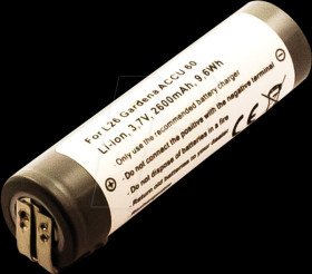 31070 Battery for Gardena 8812, Li-Ion, 2600 mAh