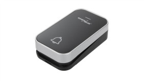 Kinetyczny Nadajnik Dzwonka Bezprzewodowego Greenblue, Bezbateryjny, Czarny,...