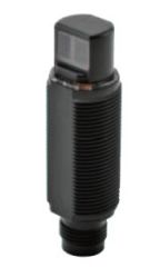 E3RA-DP22 M18 optyka pod kątem 90, odbiciowy, zasięg 300mm regulowany, PNP, NO lub NC, światło czerwone, złącze M12, obudowa z t