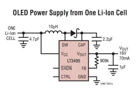 650mA Micropower Low Noise Boost Converter with Output Disconnect