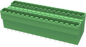 Degson Obudowa złącza pin męskiego na PCB Ilość pinów 18 Wymiary siatki: 5 mm 2EDGVH-5.0-18P-14-00A(H) 1 szt.