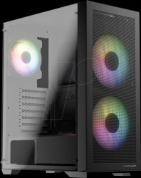 LC-717B-ON LC-Power 717B-ON, Meshwork_L Dark, ATX case