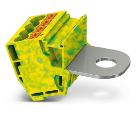 Kostka zaciskowa na szynie DIN Phoenix Contact poziomy: Pojedynczy 8AWGWciskane AGK PT 41A 1 kV