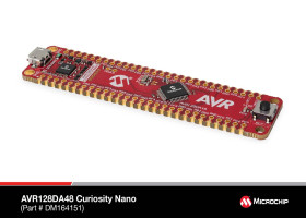 Płytka ewaluacyjna Microchip AVR128DA48 Curiosity Nano Evaluation Kit GPIO MPLAB X DM164151