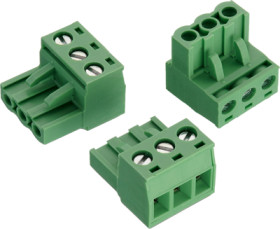 Socket header, 5 pole, pitch 5 mm, angled, green, 691352710005