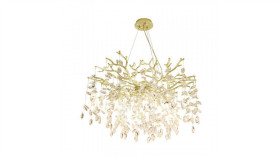 Lampa Wisząca Cindy Kolor Złoty Metal/Aluminium, 10Xg9 Ip20 Md4115-1-Egn Zuma...