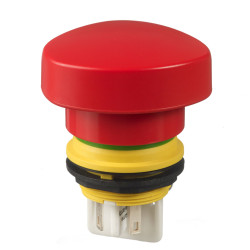 APEM EC-AMA-F-013-A Emergency Stop Switch Double Pole Triangle Actuator Pull