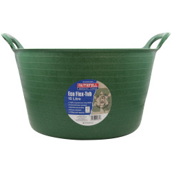 Faithfull FAIECOFLXG15 Eco Flex Tub 15 litre - Recycled Green