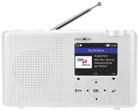 Radio internetowe Reflexion TRA23i/WH Internet, DAB+, DAB, fale metrowe (VHF) wielokrotne ładowanie biały