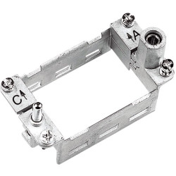 Harting 09 14 010 0303 Han&#xAE; Modular 10B Hinged Frame for 3 Modules Marking A..F