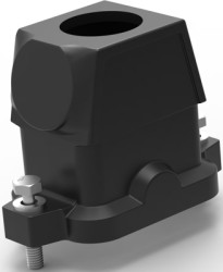 Housing, size HB6, die-cast aluminum, M32, angled/straight, screw locking, IP68, T1922060132-009