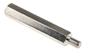 Kołek dystansowy gwint M6 x M6 długość 55mm Stalowe Męski/żeński Sześciokątny RS PRO