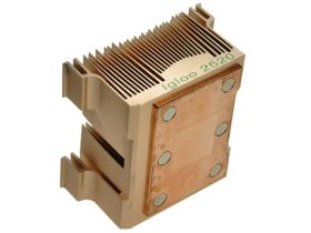 Radiator; 2520AL+CU; naturalny; 0,08m; żebrowany; 2,4K/W; 0,06m; 0,04m