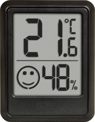 TFA Dostmann TFA - Hygrometer Schwarz 30.5060.01 Higrometr czarny 30.5060.01