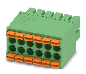 Złącze PCB 12 -pinowe raster 3.5mm 2 -rzędowe Montaż na kablu Żeński Phoenix Contact