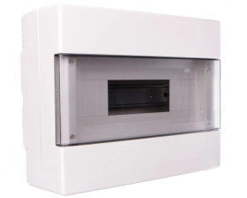 Rozdzielnica modułowa 1x12 natynkowa drzwi transp. seria 600 B IP40 280x220x100 biała EC60012B /opak. 8/
