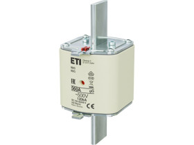 Wkładka topikowa przemysłowa zwłoczna KOMBI NH3 gG 560A/500V 004186232 ETI