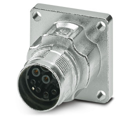 Złącze wielostykowe przemysłowe 9-pinowe M17 Montaż przedni Gniazdo Phoenix Contact