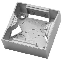 ARIA Puszka instalacyjna pojedyncza srebro PNP-1U/18