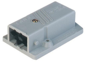 Surface-mounting plug, 5 pole, PCB mounting, crimp connection, 1.0 mm², gray, 932512106