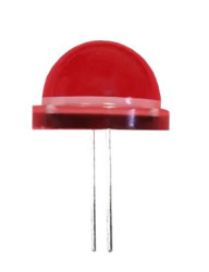 LED, THT, czerwona, 2-Pin, 5,4 → 6,9 V, 120°, RS PRO