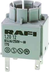 Switch element, 1 Form B (N/C), groping, 240 V, 1.5 A, 1.20.123.022/0000