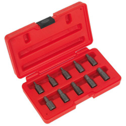 Sealey AK8181 Multi-Spline Screw Extractor Set 10pc